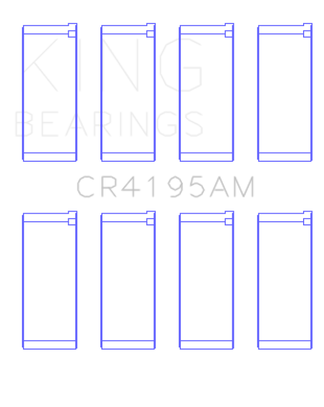 Chrysler Neon Connecting Rod Bearing Set - King Engine Bearings - Size +0.5 - `95-`02 Chrysler Neon Connecting Rod Bearing Set - King Engine Bearings - Size +0.5 - `95-`02